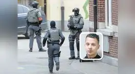 El yihadista fue herido de una bala en la pierna.