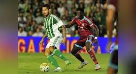 Intento Vargas por todo los medios, pero siempre había un rival siguiéndolo