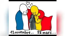 Usuarios se solidarizaron con Bélgica