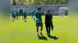 Trabajando en lo físico y al parecer lesión en el cuádriceps izquierdo es cosa del pasado