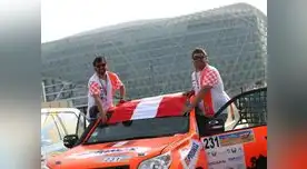 Raúl Orlandini en la ceremonia de premiación.