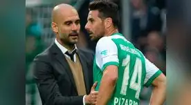 Claudio Pizarro y Pep Guardiola son grandes amigos.