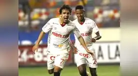 Guti y su última celebración tras anotar el segundo gol ante la San Martín