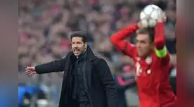 Diego Simeone: "Hemos dejado en el camino a dos de los tres mejores del mundo"