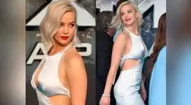 Actriz no dejó de llamar la atención de los presentes