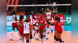 Festejo peruano tras cada punto conseguido FOTO: FPV