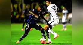 Angulo hizo los dos goles para el local.