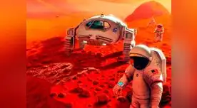 Marte alineado con la tierra y el sol