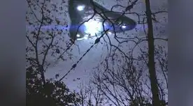 Objeto triangular en el horizonte. Objeto triangular en el horizonte.