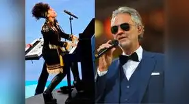 El lado musica estuvo a cargo de Alicia Keys y Andrea Bocelli