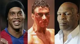 Ronaldinho y Tyson la pegan de actores.