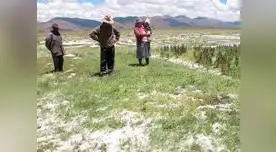 Miles de familias son afectadas por las heladas.