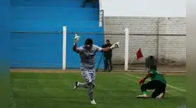 Comienza el festejo de Guevara por la buena ejecución del penal