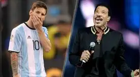 Richie se solidarizó con la 'Pulga'.