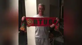 Mourinho y su alegría tras ver a Portugal campeón