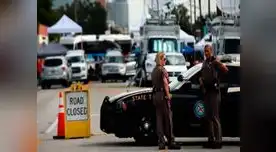 Policías en el lugar de los hechos.