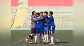 Festejo de los jugadores de la UNP por la clasificación