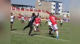 Intenso el partido entre Espinoza y Orepesa