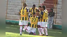 La alegría desbordante de los jugadores del Sport Rosario.FOTO: Visión Deportiva Huaraz La alegría desbordante de los jugadores del Sport Rosario.FOTO: Visión Deportiva Huaraz