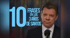 Las 10 frases de Juan Manuel Santos, premio Nobel de la Paz 