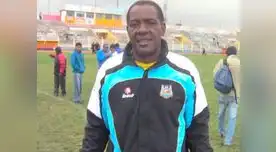 El Director Técnico de Racing de Huamachuco, Eusebio Salazar.