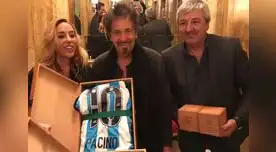 Al Pacino con la camiseta del Racing Club