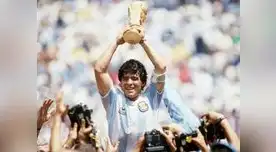 Diego Maradona cuando alcanzó la gloria en México 86 Diego Maradona cuando alcanzó la gloria en México 86