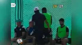 La poca oportunidad que tiene el colombiano le hizo reaccionar mal con su técnico
