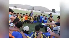 Los jugadores y comando técnico del Sport rosario se llenan de fe Los jugadores y comando técnico del Sport rosario se llenan de fe