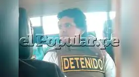 Carlo Feijoó capturado en Tumbes Carlo Feijoó capturado en Tumbes