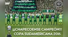 Chapecoense es declarado campeón de la Copa Sudamericana