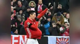 Lewandowski dedica el gol a su hijo por nacer