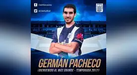 Germán Pacheco ya es blanquiazul Germán Pacheco ya es blanquiazul