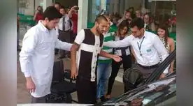 Ruschel abandona el hospital