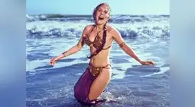 Carrie Fisher: sesión de fotos con las que promocionó “El Retorno del Jedi” 