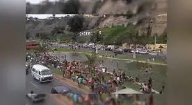 Vecinos del distrito se encuentran indignados con actos de los bañistas. Vecinos del distrito se encuentran indignados con actos de los bañistas.