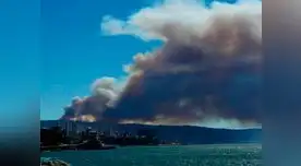 Más de 40 casas destruidas por incendio forestal en Valparaiso Más de 40 casas destruidas por incendio forestal en Valparaiso