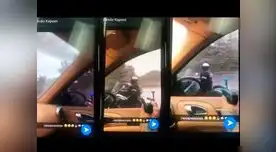 Video fue captado con aplicación Snapchat Video fue captado con aplicación Snapchat