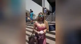 Acudió a visitar a su padre, Peter Ferrari, detenido desde hace más de una semana en la Dirincri Acudió a visitar a su padre, Peter Ferrari, detenido desde hace más de una semana en la Dirincri