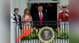 Donald Trump fue salvado por su esposa gracias a un sutil codazo 