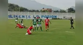 El encuentro Los Caimanes con Cienciano se jugó con mucha rudeza. FOTO: Segunda División