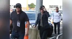 Jagger estuvo presente en la final de la Copa FA