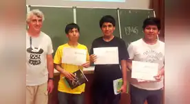 Escolares peruanos ganan medallas de oro y bronce en Olimpiada Mundial de Geometría en Rusia
