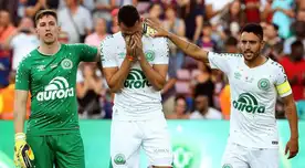 Follmann, Neto y Ruschel en el Camp Nou