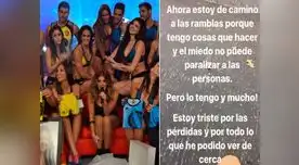 Ex chica reality expresó su temor tras atentado en Barcelona