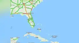 Google Maps muestra el estado de carreteras en Florida