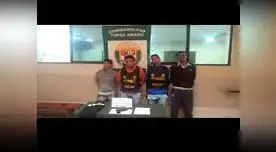 Los detenidos se desplazaban a bordo de un vehículo