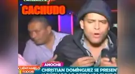 El cantante pasó un mal rato El cantante pasó un mal rato