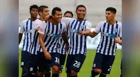 Alianza Lima celebrando una anotación