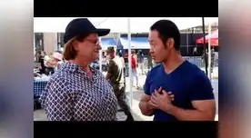 Kenji mostró su apoyo a Nancy Lange